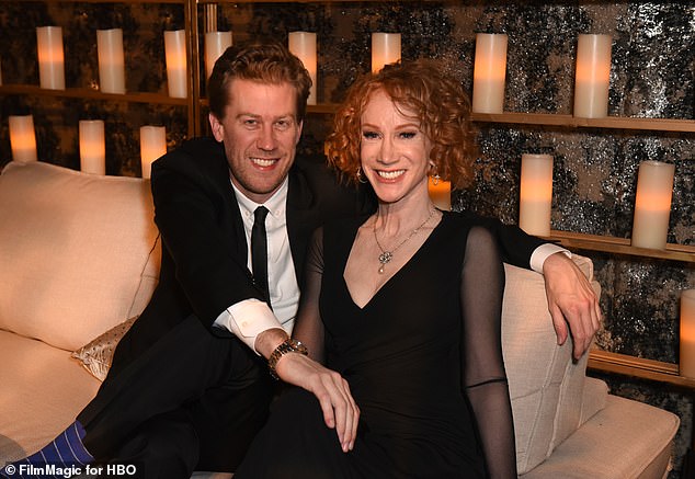 Griffin filed to divorce Bick (L) in December 2023; they're pictured together in 2019 in LA