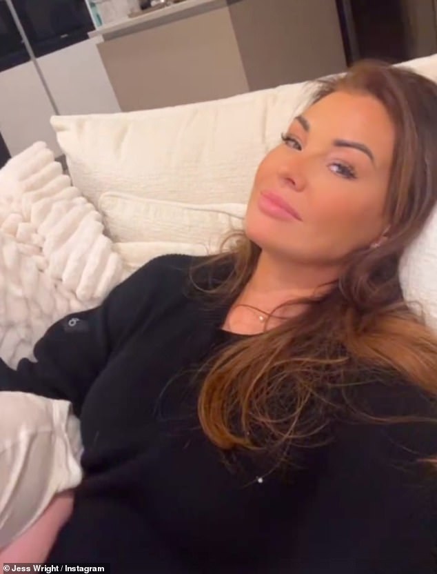 Jess Wright has revealed that she had secret breast reduction surgery just before Christmas and is still recovering