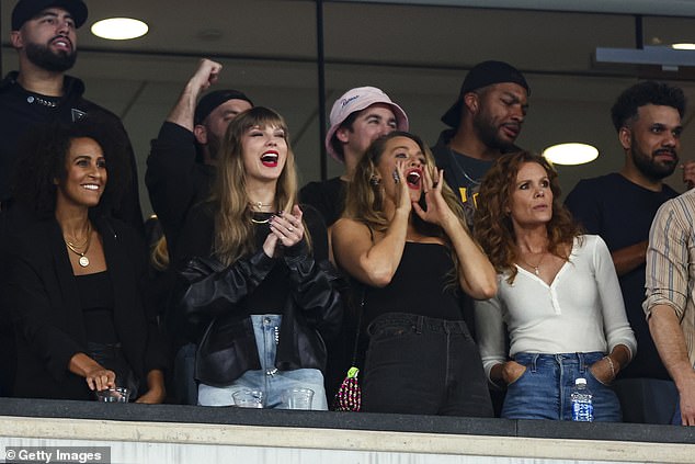 Swift headed to New York to watch the Chiefs beat the Jets in Oct. 2023 with some A-list pals