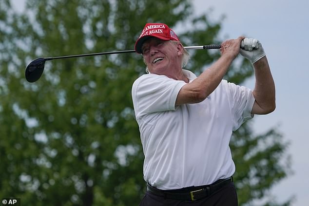 Donald Trump reportedly won a golf club championship with an incredible score