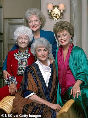 Estelle Getty as Sophia Petrillo, Betty White as Rose Nylund, Rue McClanahan as Blanch Devereaux, Bea Arthur as Dorothy Petrillo-Zbornak