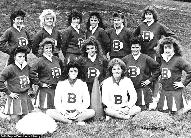 In high school, she acted in plays alongside other activities such as playing soccer, softball and being part of the Student council (pictured back row, second left)