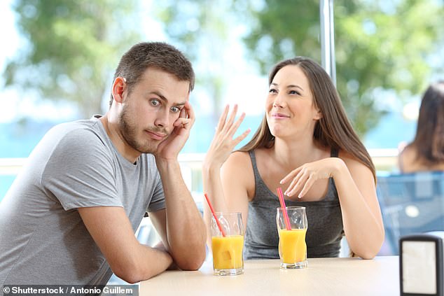 Most women will be familiar with the phenomenon of mansplaining – having a bloke explain something in a condescending, oversimplified manner. But women can be just as bad at providing unsolicited advice, according to a study (stock image)