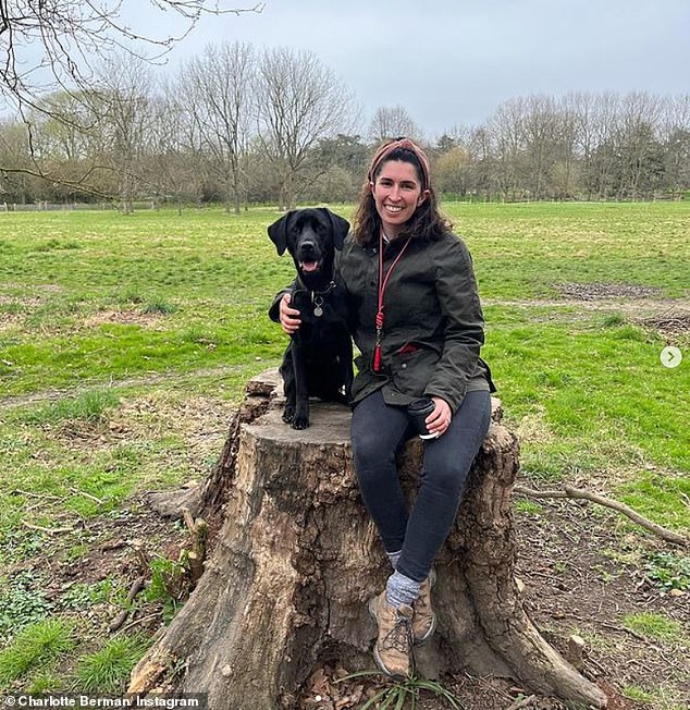 She also loves hiking and her and her black Labrador, Bobbie