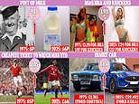 Pints of milk have been boosted by a stunning 983% - while the cheapest ticket to watch Manchester United has sky-rocketed by 10,054%