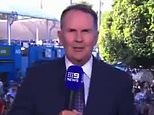 Channel Nine presenter Tony Jones enrages Australian Open fans with 'disrespectful' chant about tennis champ Novak Djokovic - as he's accused of 'setting them up'