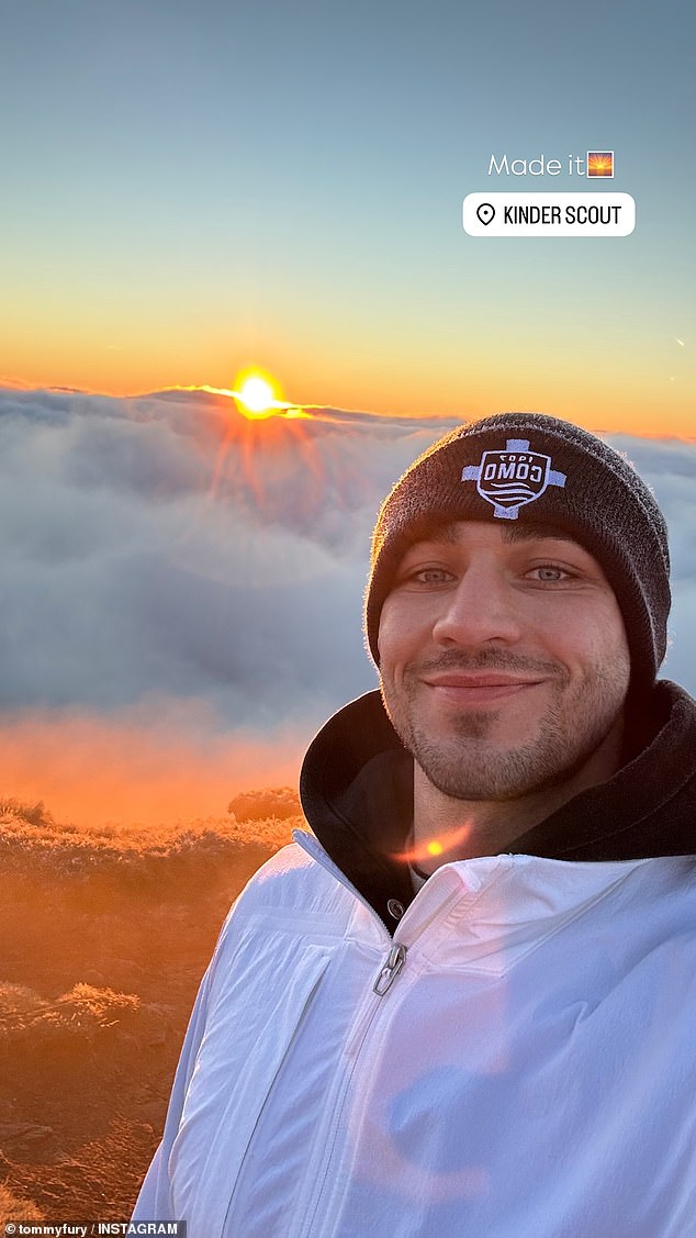 Tommy Fury took a trip to the Peak District on Saturday, shortly after his ex-fiancée Molly-Mae Hague addressed reunion rumours in her new documentary, Behind It All