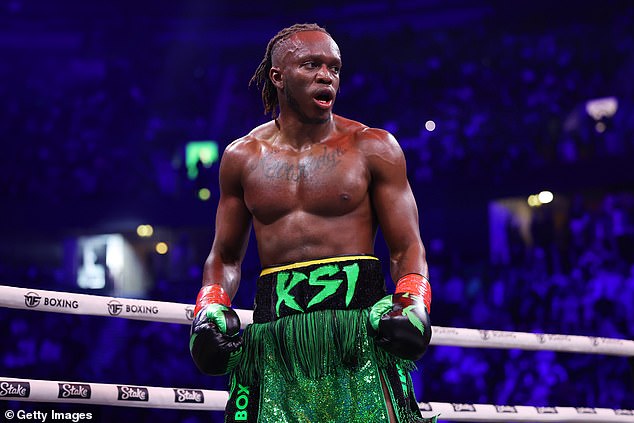 Olajide Olatunji, known as KSI, has a professional boxing record of four wins and one loss