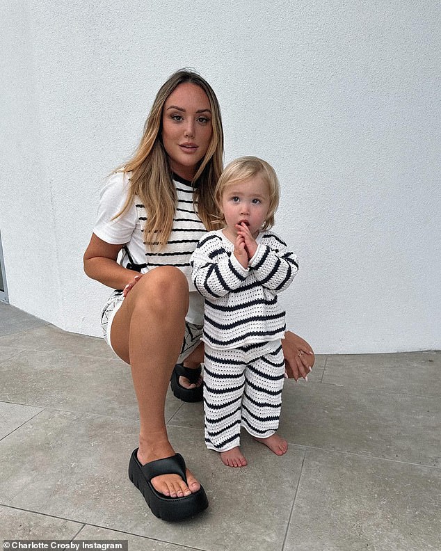 Charlotte Crosby has shared a heartfelt message for daughter Alba, two, as she counts down to the arrival of her second child