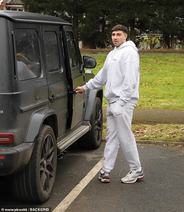 He then headed home in his luxury Mercedes G-Class, which is valued at around £127,870