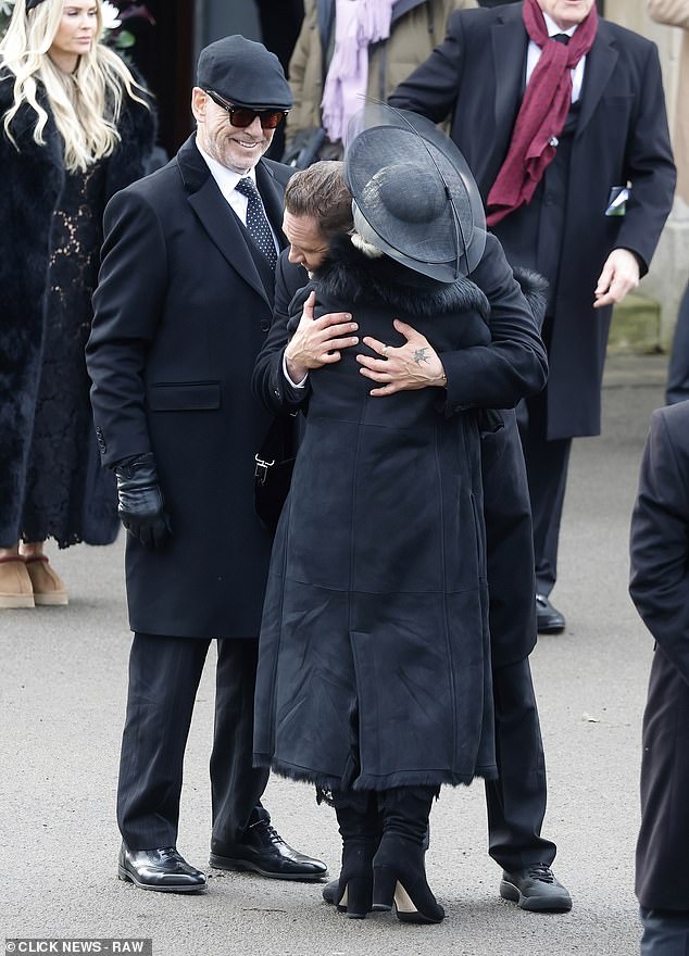 Dressed in somber attire, the cast looked deeply engrossed in the emotional storyline as cameras rolled on the atmospheric set