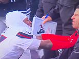 Shock moment Houston Texans star SHOVES his coach seconds into NFL playoff game vs Kansas City Chiefs