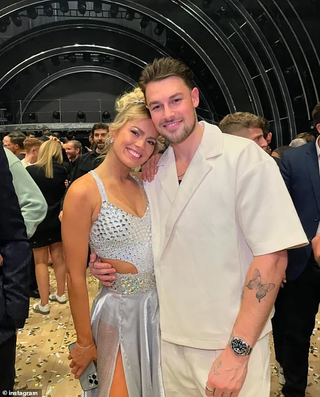 The pair, who first met in the Love Island villa in 2023, reportedly decided to end their relationship at the start of the month (pictured at Strictly final in December )