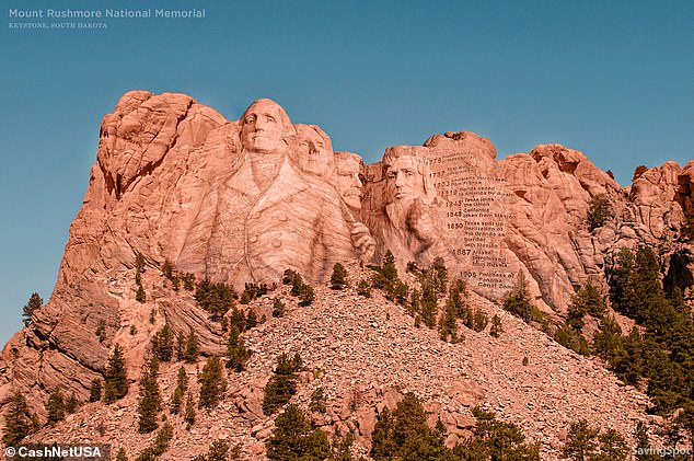 Scultor Gutzon Borglum's original vision for the monument was to be far grander, more intricate and ambitious than just the four iconic heads that exist today