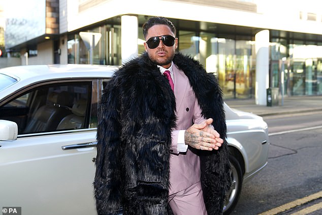 Stephen Bear turned up to Chelmsford Crown Court wearing lavish outfits and in a Rolls Royce