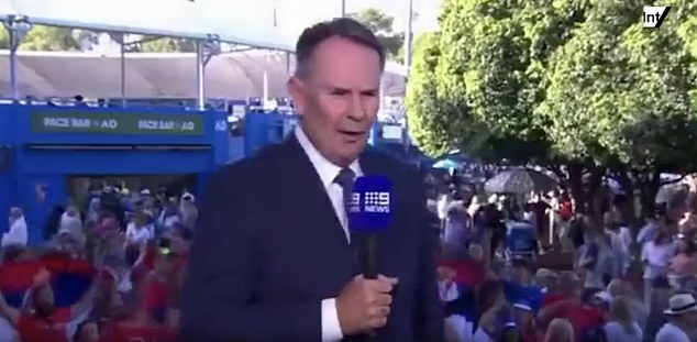 Jones apologised for the comments earlier in the week. In a statement to SportKlub he said: 'At no point did I mean to show any disrespect to Novak and I apologize'