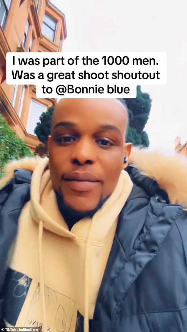 This is another man who claimed that he had slept with Bonnie Blue during the sordid stunt