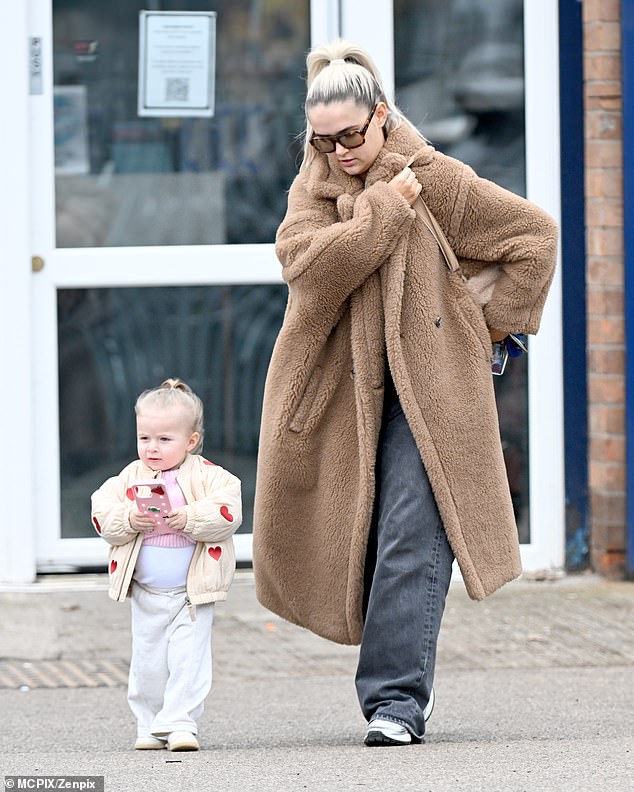 Molly-Mae Hague, 25, enjoyed some quality time with daughter Bambi, 23-months, in Manchester on Sunday, following the realise of her Amazon Prime documentary Behind It All.