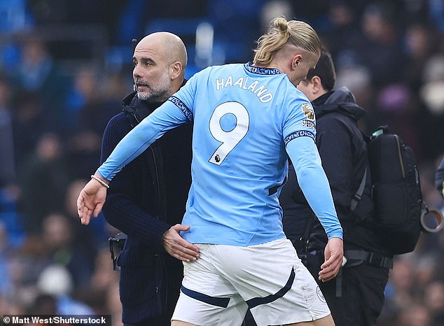 Pep Guardiola has admitted he was stunned to hear about Erling Haaland's new deal