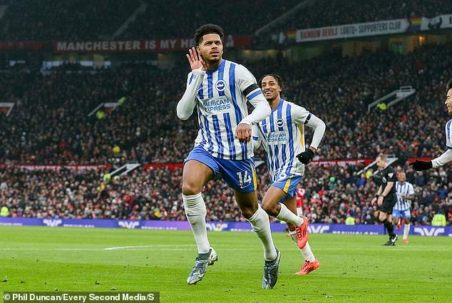 Brighton beat Manchester United 3-1 at Old Trafford in the Premier League on Sunday