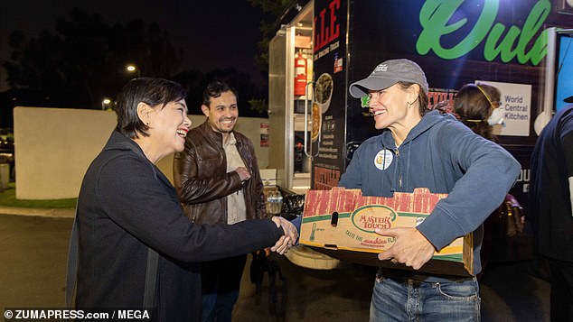 'She lost a friend [and] she was there like one more,' Andrés, 55, told People of how it felt to have Garner join him in bringing meals to families affected by the fires and first responders