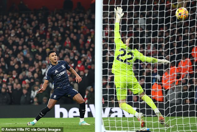 Ollie Watkins scored Villa's second in 10 minutes to snatch a draw at the Emirates on Saturday night