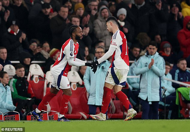 Raheem Sterling was the pick of Arsenal's attacking options on the bench against Unai Emery's side