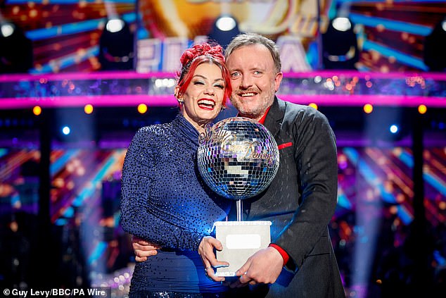 The dancer and comedian made history after the hebecame the first blind contestant to win the coveted Glitterball trophy