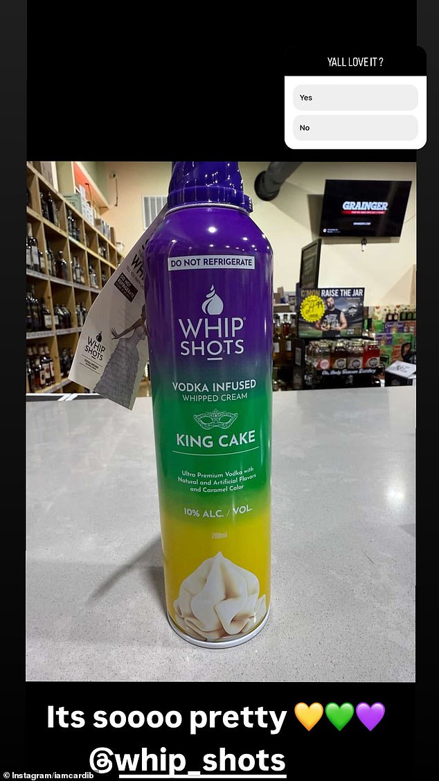 'We¿re teaming up and topping all the hurricanes and daiquiris with my Whipshots, especially the new KING CAKE flavor AND we¿re taking this party all across the country, when I TAKE THE STAGE at @victoryfanfestival on February 8th!'