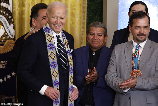 President Joe Biden joked about being careful not to mispronounce the monument he designated to honor Native American tribes ¿ and then did just that