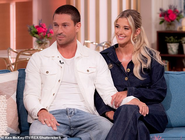 The woman, in her 40s, allegedly sent the former The Only Way Is Essex star messages about his Love Island girlfriend, Jessy Potts (pictured)