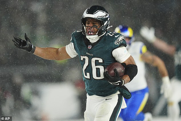 Saquon Barkley's stunning touchdown run sealed victory for the Eagles over the Rams