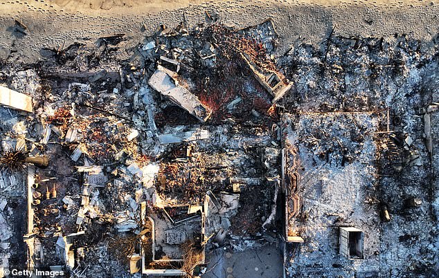 An aerial look at the stunning devastation in Malibu brought on by the Palisades Fire