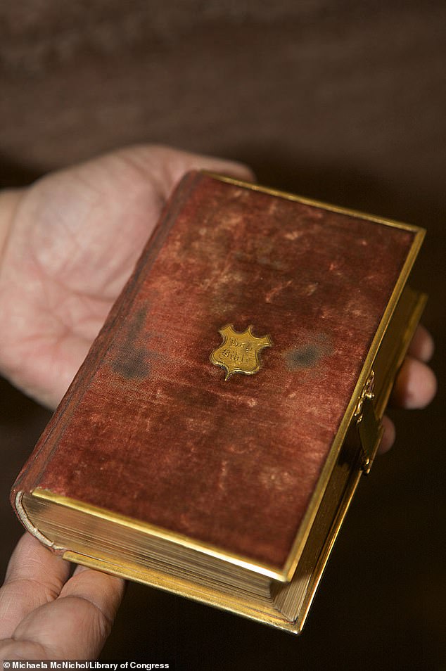 The bible used by Abraham Lincoln for his oath of office during his first inauguration in 1861