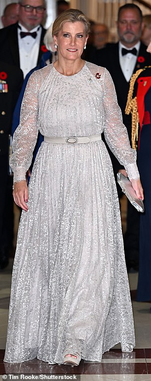 Sophie opted for a floor-length version at the 2022 Royal Variety Performance