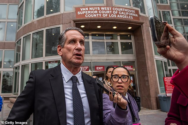 Lively and husband Reynolds, 49, want a judge to gag Baldoni's attorneys - led by Bryan Freedman (pictured( - and allege he has made false statements about the case. In a new letter filed in court Tuesday, the pair asked for a protective order to be issued to stop attorneys engaging in ' improper conduct'