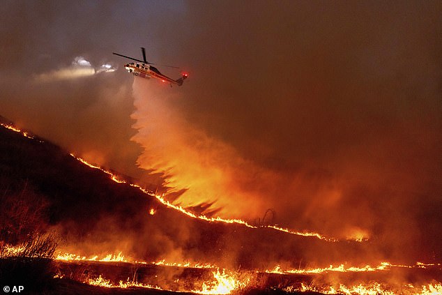 FireAid is aimed at raising millions for those who have been displaced due to the raging infernos in the greater Los Angeles area; Palisades Fire seen January 9, 2025