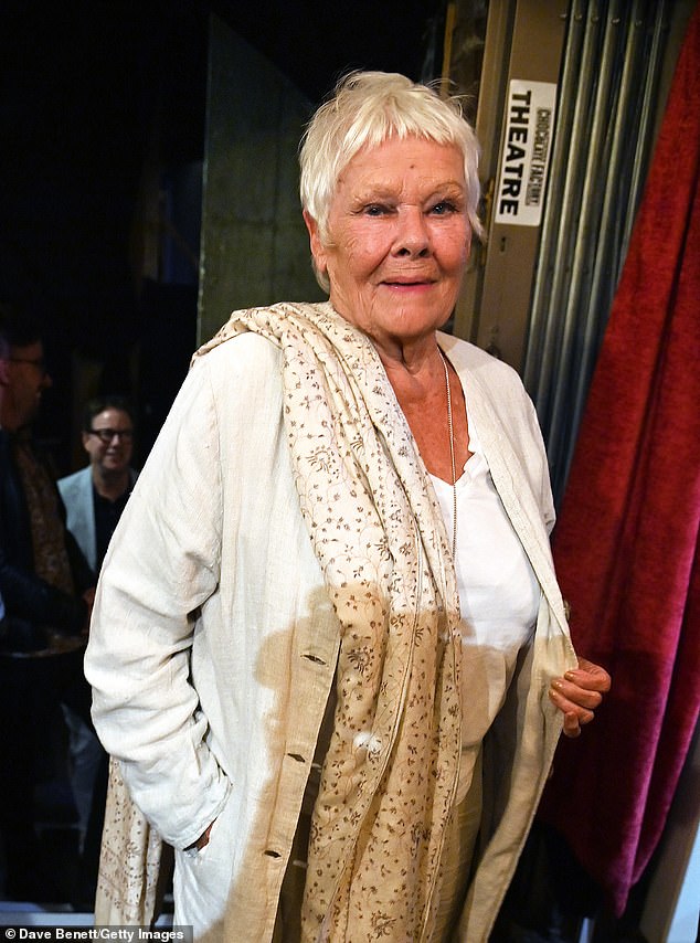 Judi has now shared a bleak update on her condition, admitting: 'Somebody will always be with me. I have to now because I can't see and I will walk into something or fall over'