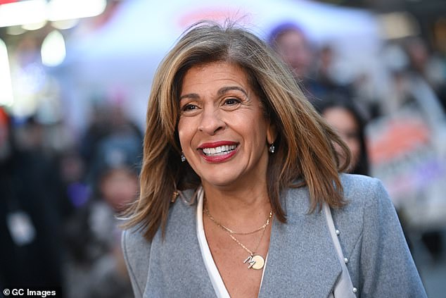 Hoda Kotb, 60, is poised to earn significantly more than her previous salary, after leaving the Today show; Pictured in New York on January 10 - her last day on the Today show