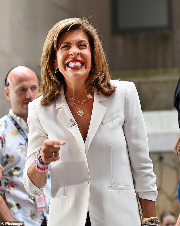 'She's going to earn way more than she did at the Today show,' a source told Us Weekly. 'Now that she's not full-time at NBC, Hoda's going to be working with brands and can be paid to endorse them'; seen on Today in 2024