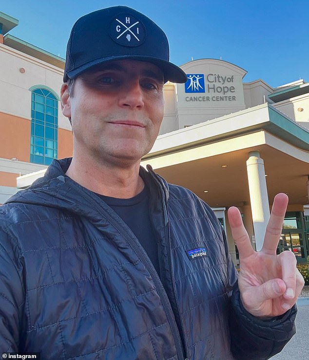 Colin Egglesfield, 51, announced that he has been diagnosed with cancer for the third time in his latest health update shared to Instagram on Monday