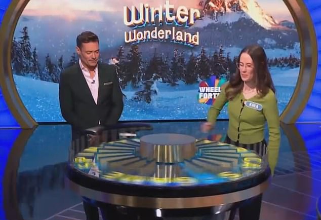 She correctly guessed the Occupation on the board was Artistic Director to win $4,500, bringing her total to $15,892 to beat out Sabrina's $11,650, which comes just a day after host Ryan Seacrest was knocked down by Tuesday's winner