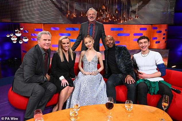 Joining Will Ferrell, Reese Witherspoon, Don Gilet and Olly Alexander on the sofa, Ariana looked back on her audition process