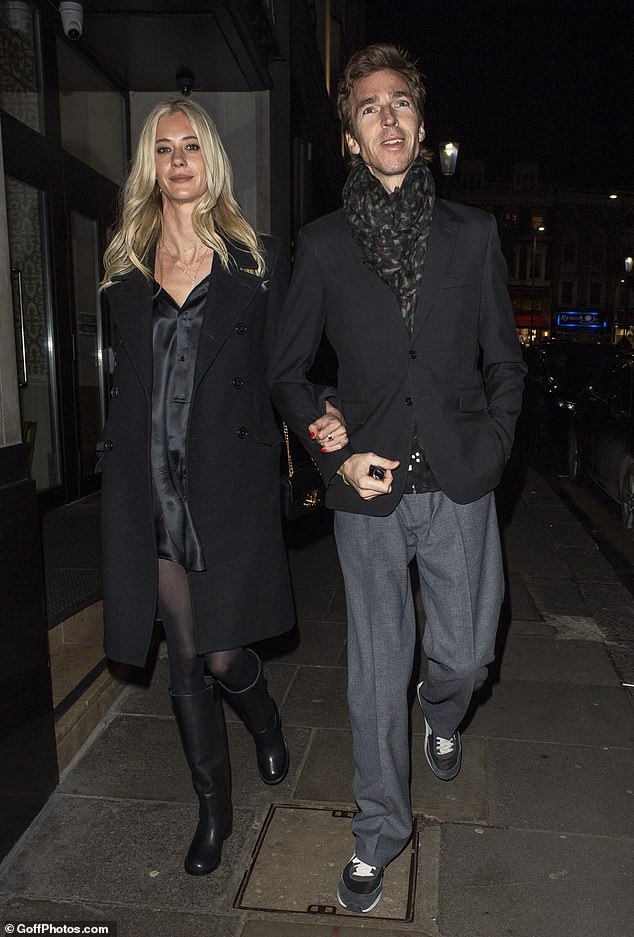 Poppy's ex James Cook was also at the party alongside his girlfriend Lauren Brown