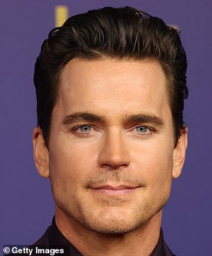 The pair have both portrayed Superman - Cavill in the DC Extended Universe and Matt Bomer (pictured) in Superman: Unbound