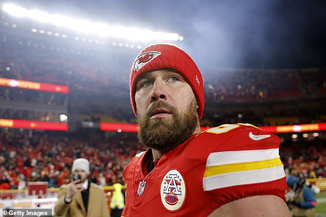 Kelce and the Chiefs play the Buffalo Bills Sunday, with the winner going to the Super Bowl