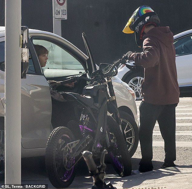 The e-bike looked just like the one he used when he crashed in July in a nearby area. The e-bike sustained injuries like a wheel that would not roll straight