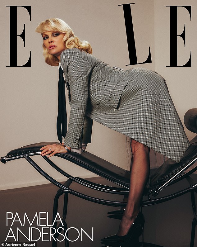 The comment took place during an interview Stewart was conducting with Pamela Anderson, 57, for Elle