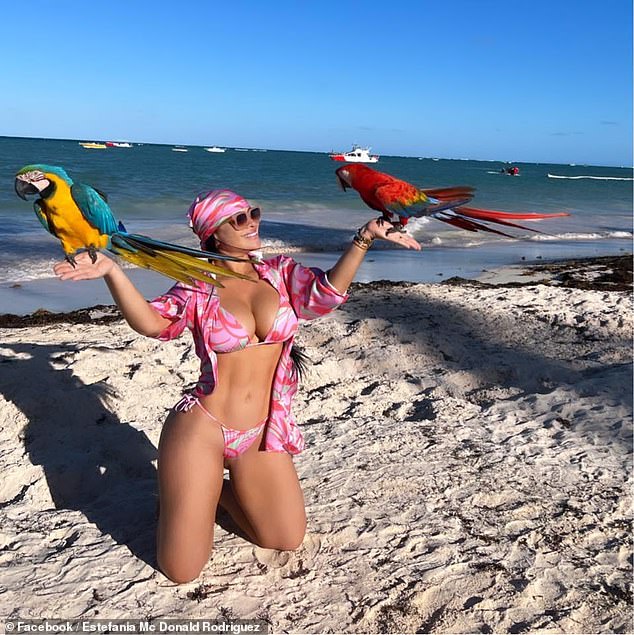 Rodriguez, 32, had plastered glamorous photos of her various holidays across social media - leaving a trail for authorities to follow