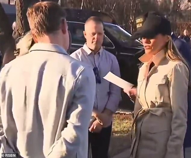 Melania Trump dazzles fans by speaking in Slovenian and Serbian yesterday while comforting LA wildfire victims